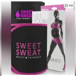 Sweet Sweat Waist Trimmer - Black & Pink